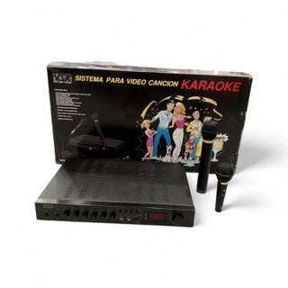 KARAOKE VSK-100KGA + 2 MANDOS (UNO CABLEADO Y OTRO INALAMBRICO) + CAJA