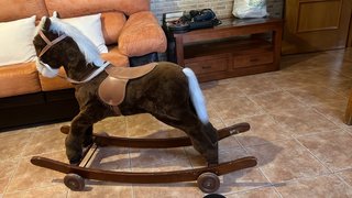 Caballo Balancín de Juguete con Ruedas