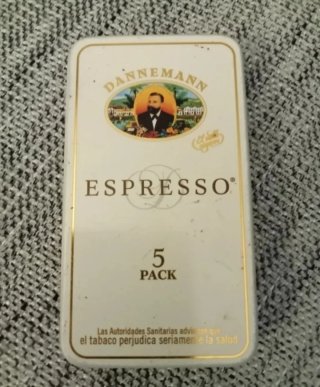 Cajita Metálica Dannemann Espresso coleccionistas