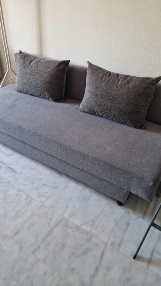 Sofá Cama 3 plazas Gris