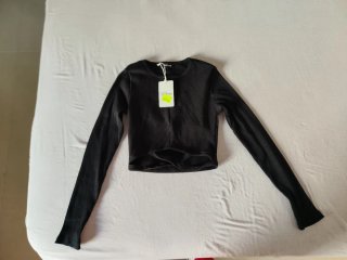 Camiseta manga larga negra