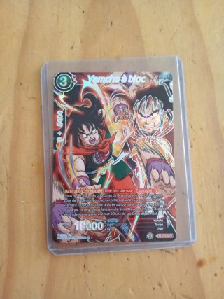 Carta Dragon Ball Super Yamcha à bloc