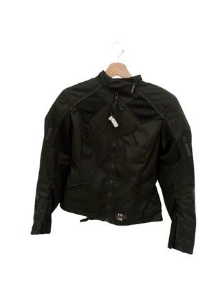 CHAQUETA DE MOTO QMILE NEGRA TALLA-S