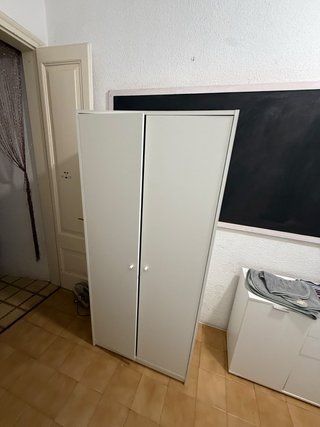 Armario Blanco de Dos Puertas
