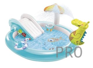 Piscina infantil hinchable con dispersor de agua INTEX
