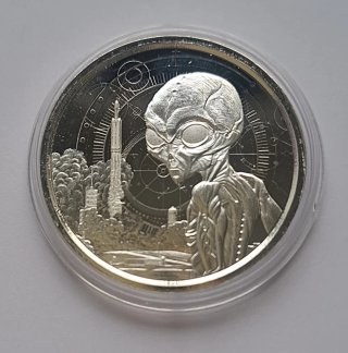 Onza plata Alien 2021