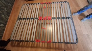 Somier de lamas Pikolín 150cm