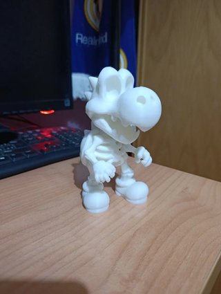 Figura Esqueleto Yoshi Super Mario Bros