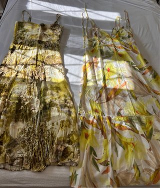 2 Vestidos de tirantes estampados