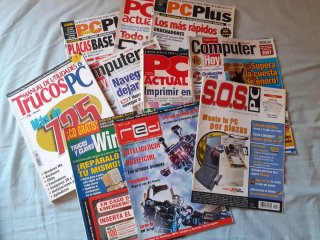 Lote 10 revistas de informática