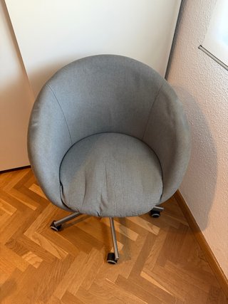 Silla de escritorio Ikea gris