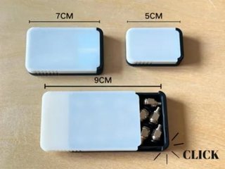 Mini caja deslizante de bolsillo