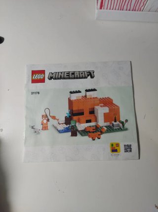 LEGO Minecraft 21178 El Refugio del Zorro