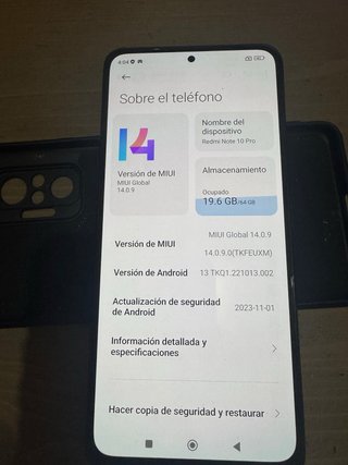 Xiaomi Redmi Note 10 Pro 64GB, está perfecto