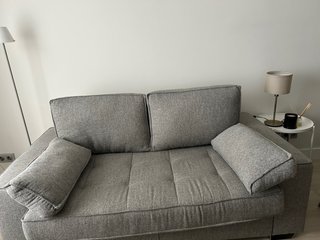 Sofá Gris de Tela
