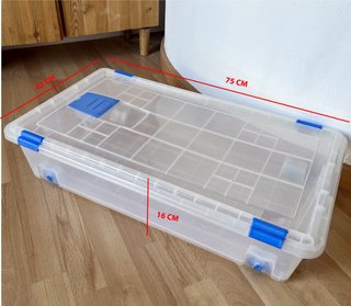 Caja de Almacenamiento Plástica 75x42x16 cm
