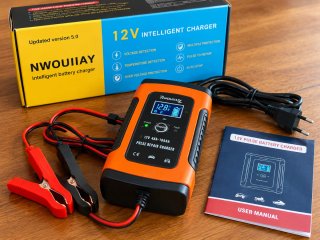 Cargador Inteligente Batería 12V 6A coche y moto