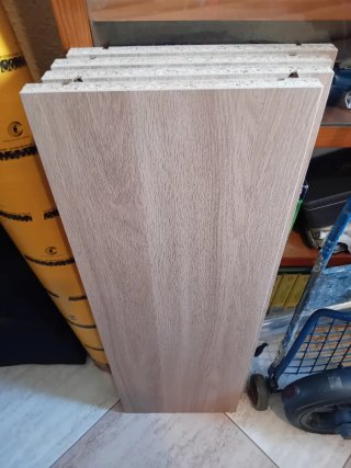4 Baldas IKEA Billy Roble 26x76cm nuevas