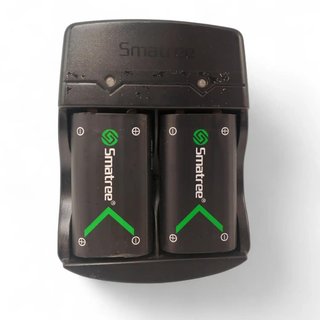 KIT DE 2 BATERIAS + CARGADOR XBOX ONE SMATREE + CAJA
