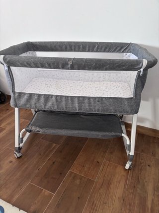 Minicuna Gris con Ruedas