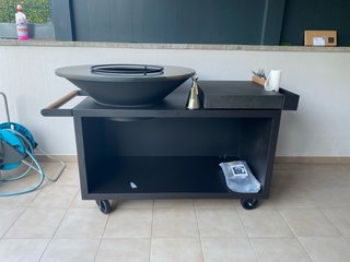 Barbacoa OFYR iceland negro 100 PRO Cermaic dark