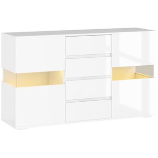 Aparador Blanca LED Multicolor Telecomando 120cm