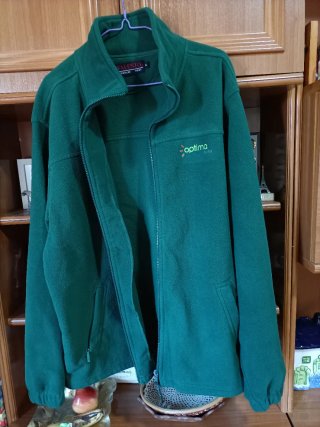 Chaqueta Polar Valento Verde Talla XL