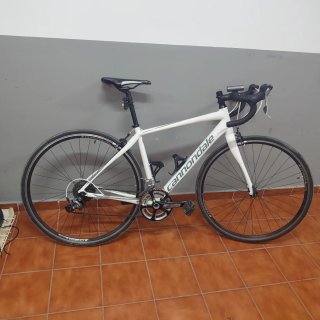 Bicicleta de Carretera Cannondale Blanca