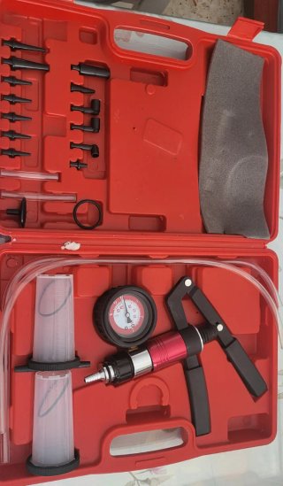 Bomba de vacío manual con maletín