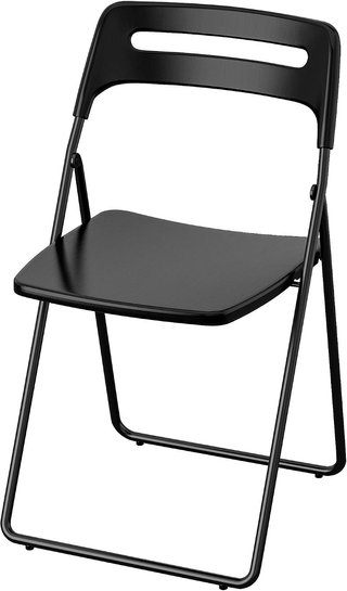 Silla Plegable Ikea Nisse color negro