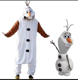 Disfraz de Olaf para Adulto Halloween