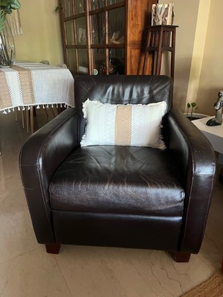 Sillón de Piel Marrón