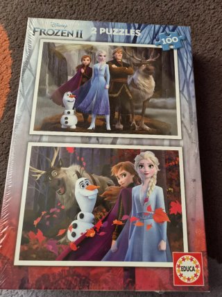 Set de 2 Puzzles Frozen 2 (100 piezas)