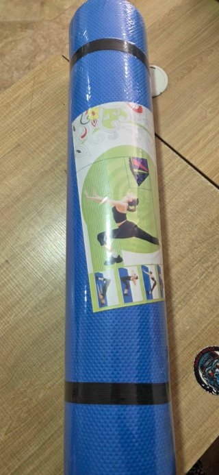 Esterilla de Yoga y Fitness Azul