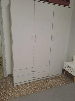 Armario de 3 puertas blanco