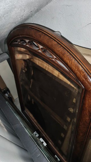 Espejo Vintage con Marco de Madera