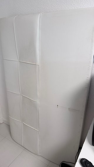 Cabecero Acolchado Blanco