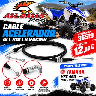 Cable Acelerador All Balls Racing Yamaha YFZ450