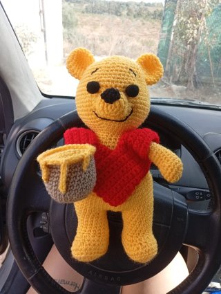 Amigurumi Oso con Tarro de Miel