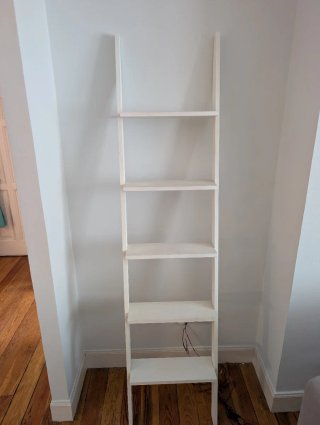 Estantería Decorativa Tipo Escalera Blanca