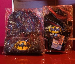 Gorro y guantes Batman