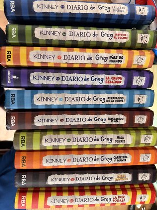 Coleccion Libros El diario de Greg, del 2 al 11