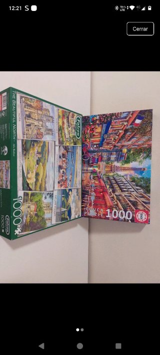 2 Puzzles de 1000 piezas