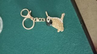 Llavero de Pájaro con Pedrería