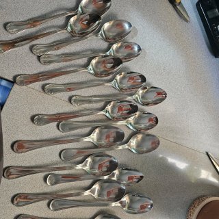 Set de 16 Cucharas Soperas de Acero 18/10