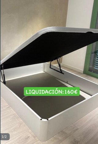 Cama completa: canapé y colchón