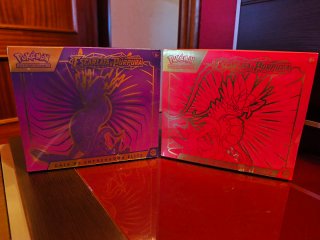 Caja entrenador pokemon Escarlata y Purpura