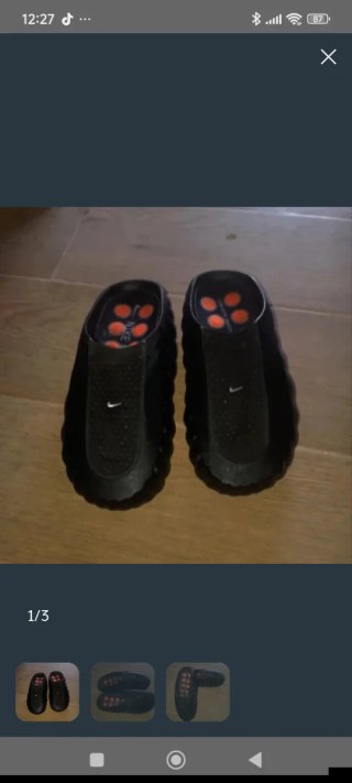 Zuecos Nike Negros