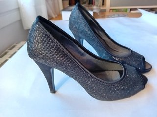 Zapatos de Fiesta Negros Talla 39