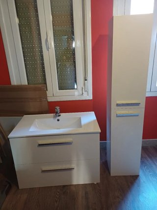 Conjunto de Muebles de Baño Blancos